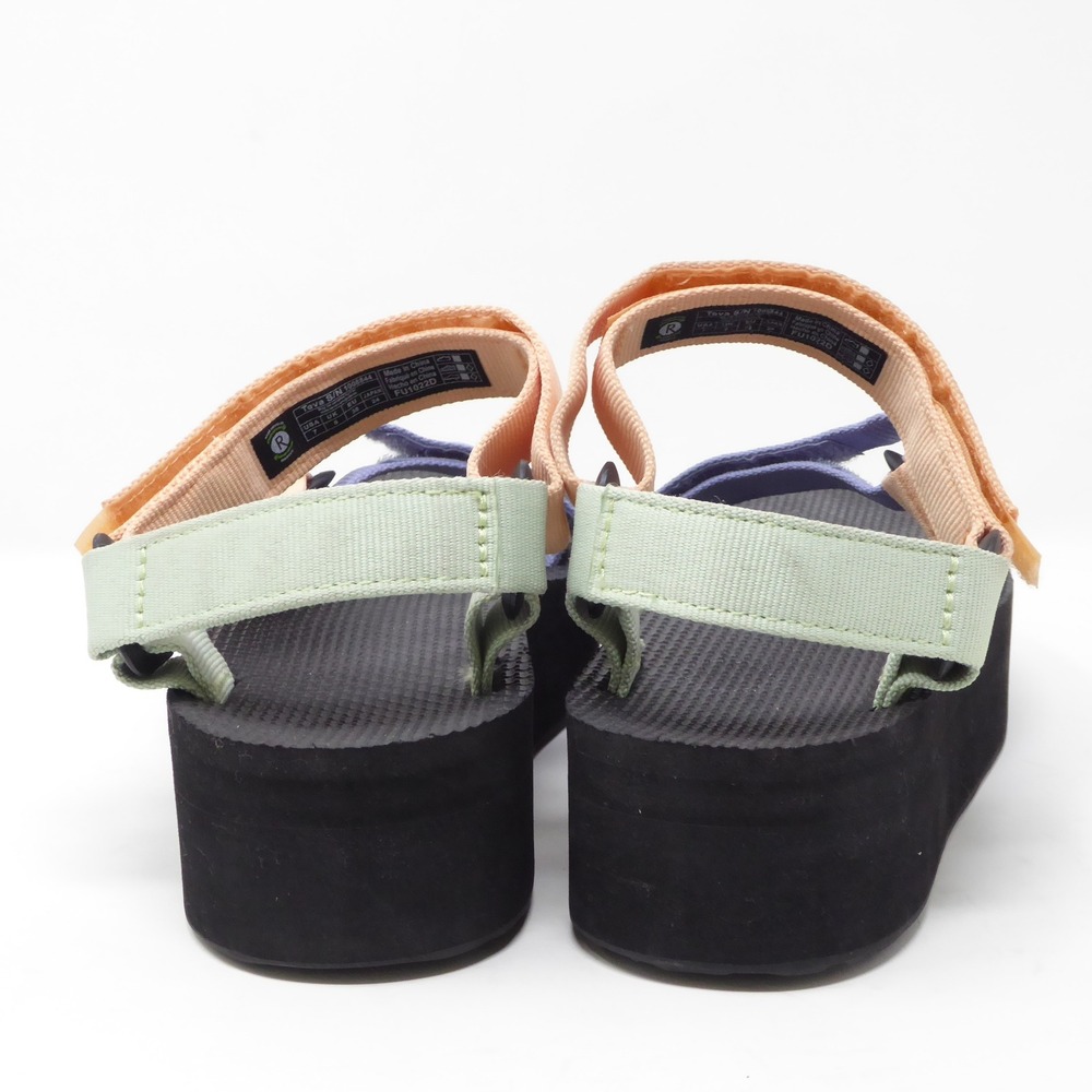 Teva Multicolor Platform Sandal - Peach, Lavender, Mint, Black - Picture 5 of 8